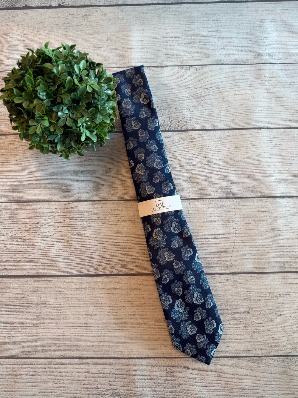 Collection By Michael Strahan Goldes Floral Tie